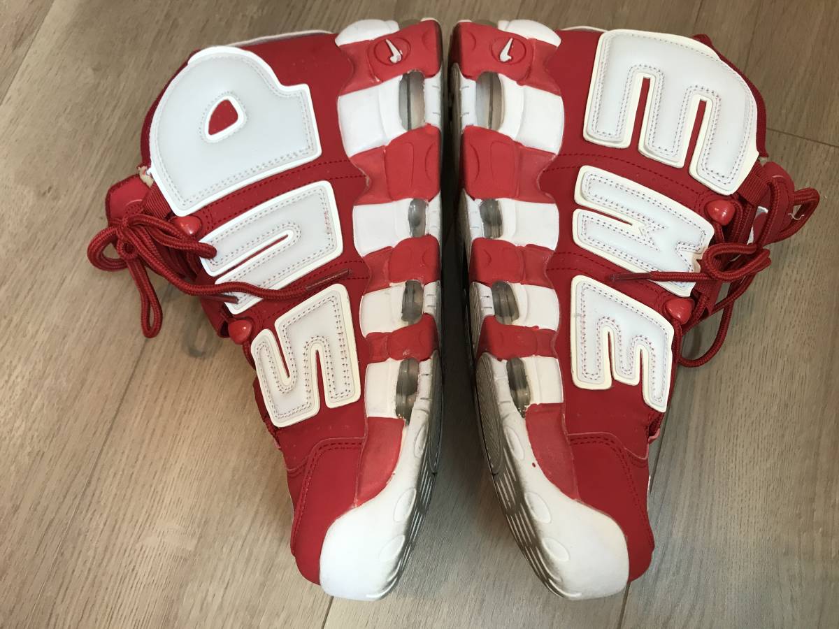supreme x nike air more uptempo suptempo red