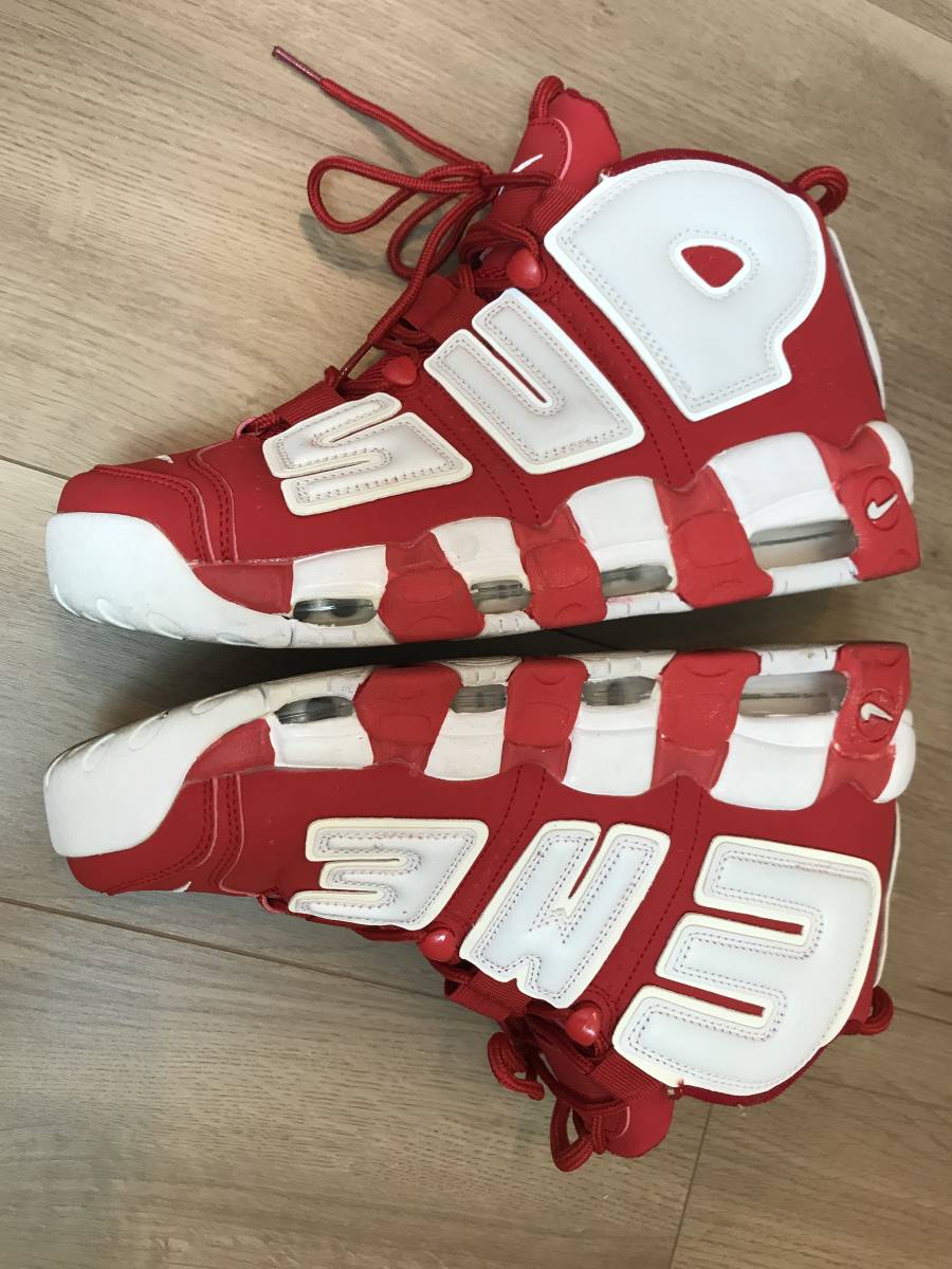 supreme x nike air more uptempo suptempo red