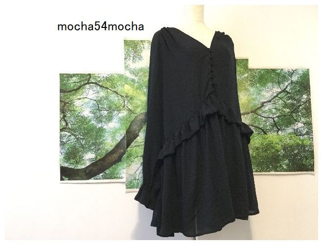 H M エイチアンドエム シフォンワンピース ゆったりシルエット サイズ42 ワンピース 売買されたオークション情報 Yahooの商品情報をアーカイブ公開 オークファン Aucfan Com