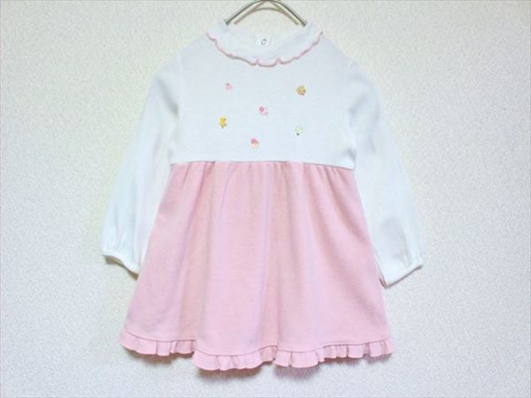 Se3 747 ランクa Familiar ファミリア お出かけやちょっとしたお散歩など ハイネックワンピース 80 ワンピース ミニ 売買されたオークション情報 Yahooの商品情報をアーカイブ公開 オークファン Aucfan Com