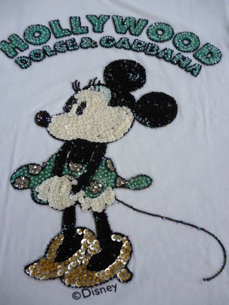 Dolce Gabbana ディズニー ミニー スパンコール Tシャツ ３８サイズ 素材タグ無 半袖 売買されたオークション情報 Yahooの商品情報をアーカイブ公開 オークファン Aucfan Com