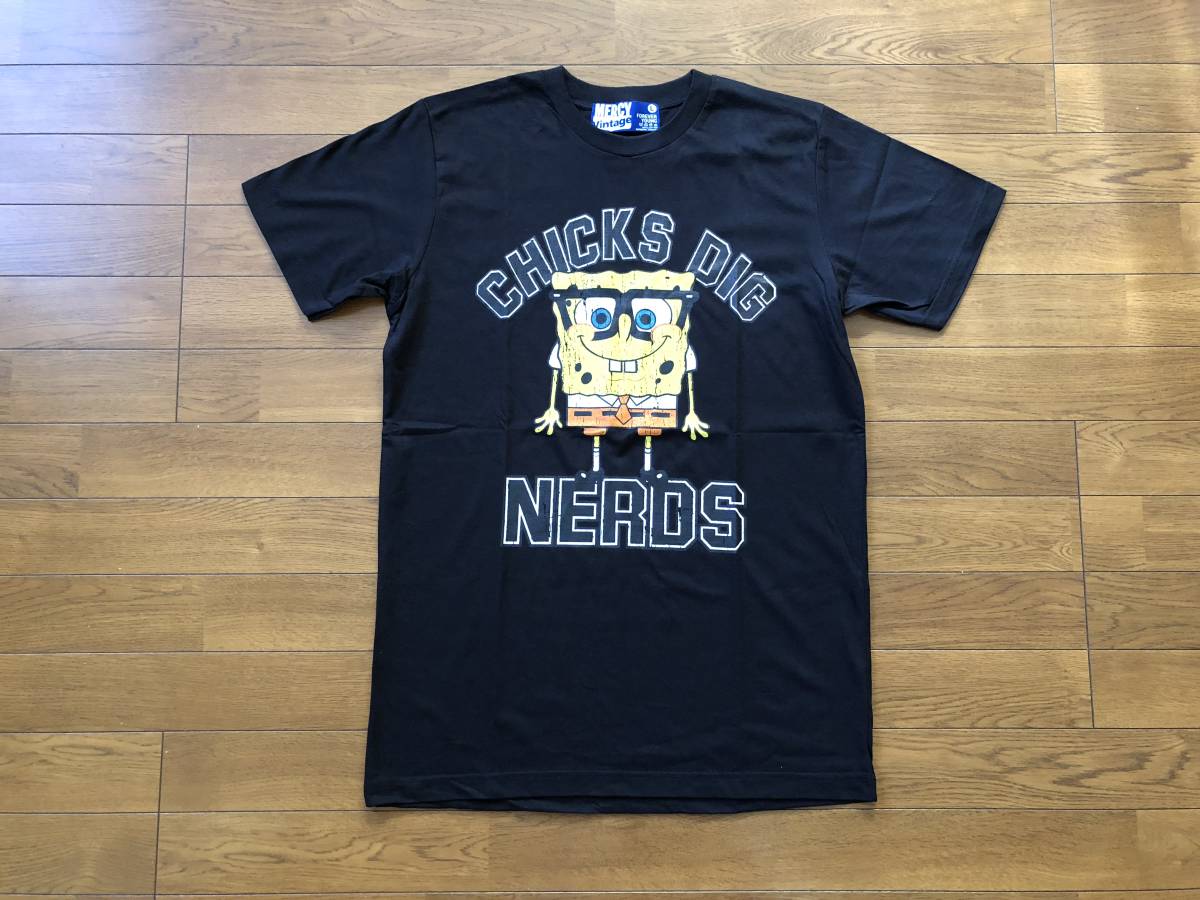 スポンジボブ スクエアパンツ ビンテージスタイル Tシャツ L コメデイ マンガ テレビアニメ イラスト キャラクター 売買されたオークション情報 Yahooの商品情報をアーカイブ公開 オークファン Aucfan Com