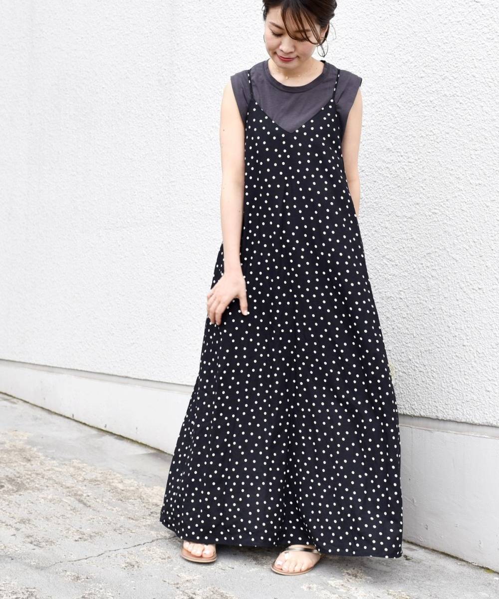 ss 定価1 7万 Ships For Women リネンレーヨンキャミワンピース ブラック シップスドットマキシロング丈麻ドレス新作 ワンピース ロング 売買されたオークション情報 Yahooの商品情報をアーカイブ公開 オークファン Aucfan Com