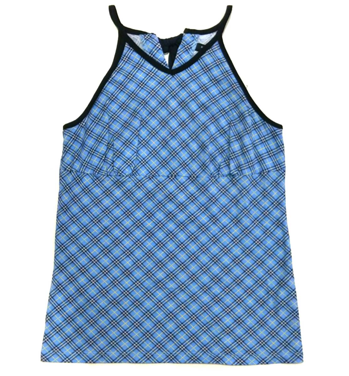 Burberry London バーバリー キャミソール ワンピース 160cm 子供服 キッズ服 子供用 ノバチェック チェック柄 ブルー 青 コットン100 トップス 売買されたオークション情報 Yahooの商品情報をアーカイブ公開 オークファン Aucfan Com