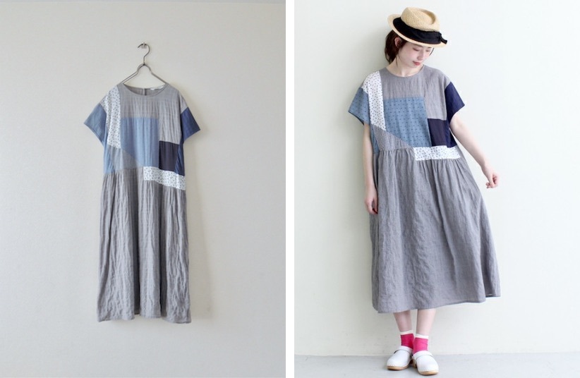 難あり Maison De Plage メゾンドプラージュ Mdp パッチワーク ワンピース ワンピース 売買されたオークション情報 Yahooの商品情報をアーカイブ公開 オークファン Aucfan Com