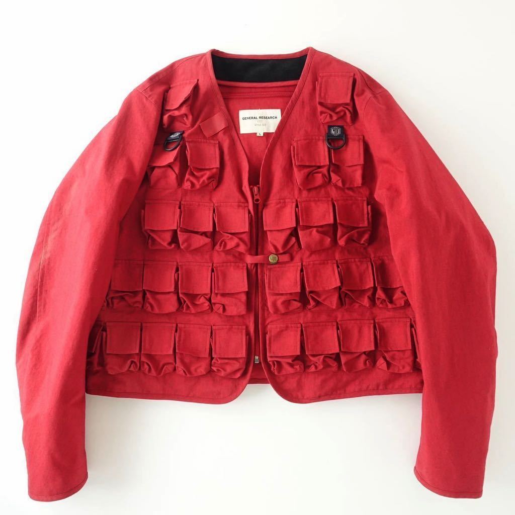 初期 1998年 General Research ジェネラルリサーチ Style363 パラサイトジャケット L レッド ビンテージ 90s ジャンパー ブルゾン 売買されたオークション情報 Yahooの商品情報をアーカイブ公開 オークファン Aucfan Com