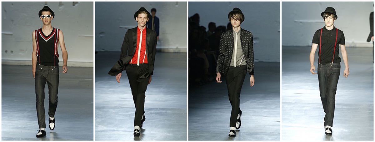 Dior Homme 06ss Ska Mods 2tone Shoes ディオールオム スカ モッズ ツートン シューズ エディ スリマン Saint Laurent Celine セリーヌ 27 5cm 売買されたオークション情報 Yahooの商品情報をアーカイブ公開 オークファン Aucfan Com