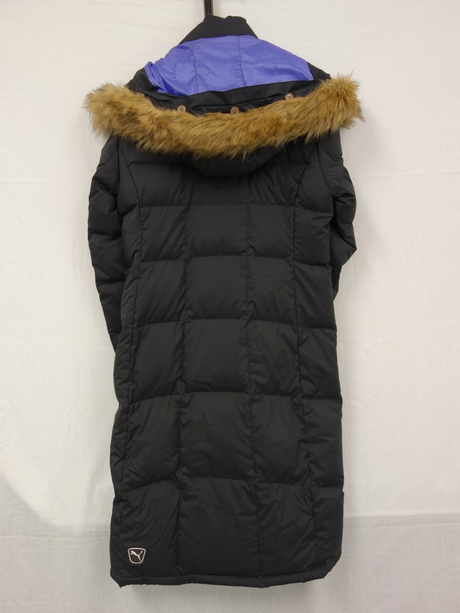 レディース Puma プーマ ロング ダウンジャケット コート フード取り外し可能 サイズm 黒 ブラック ジャケット 上着 売買されたオークション情報 Yahooの商品情報をアーカイブ公開 オークファン Aucfan Com