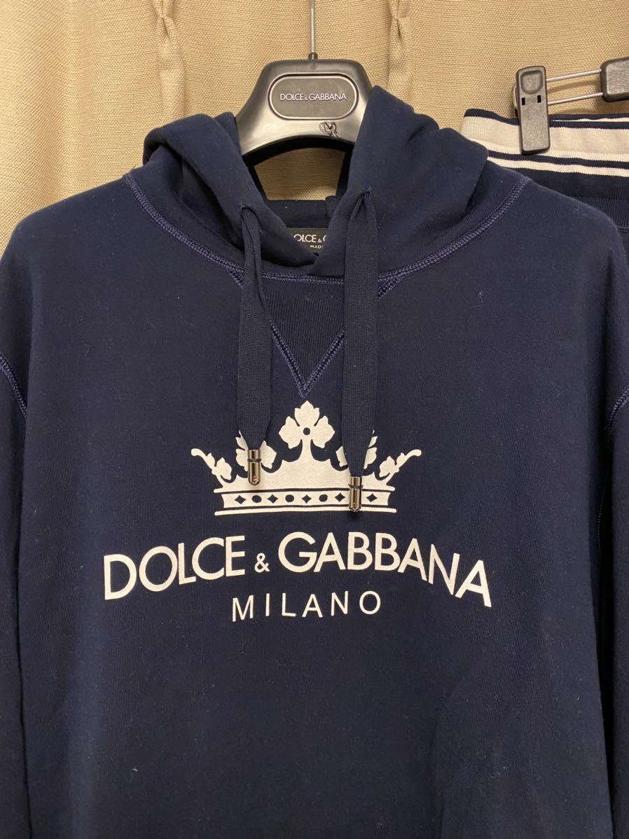 極 Dolce Gabbana ドルチェ ガッバーナ セットアップ 王冠ブランドロゴ スウェット 48 50 パーカー その他 売買されたオークション情報 Yahooの商品情報をアーカイブ公開 オークファン Aucfan Com