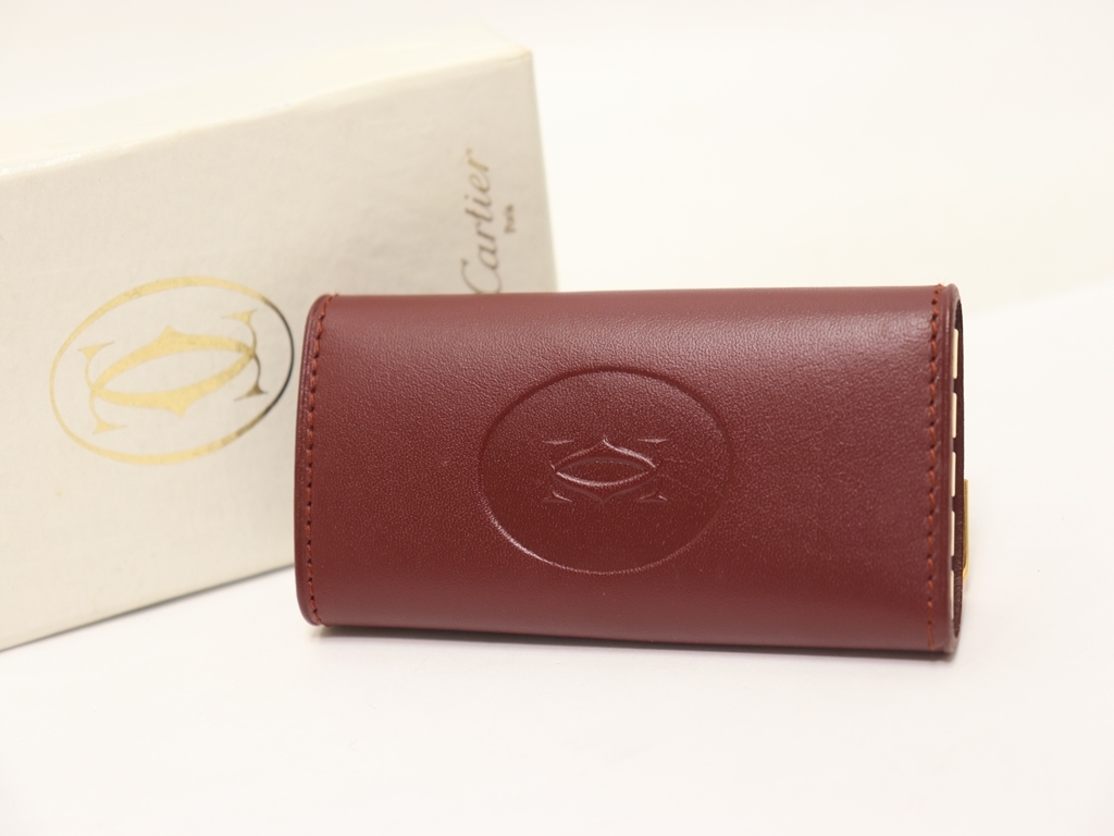 1円 Cartier カルティエ 4連キーケース 本革 レザー 箱付 メンズ レディース A その他 売買されたオークション情報 Yahooの商品情報をアーカイブ公開 オークファン Aucfan Com