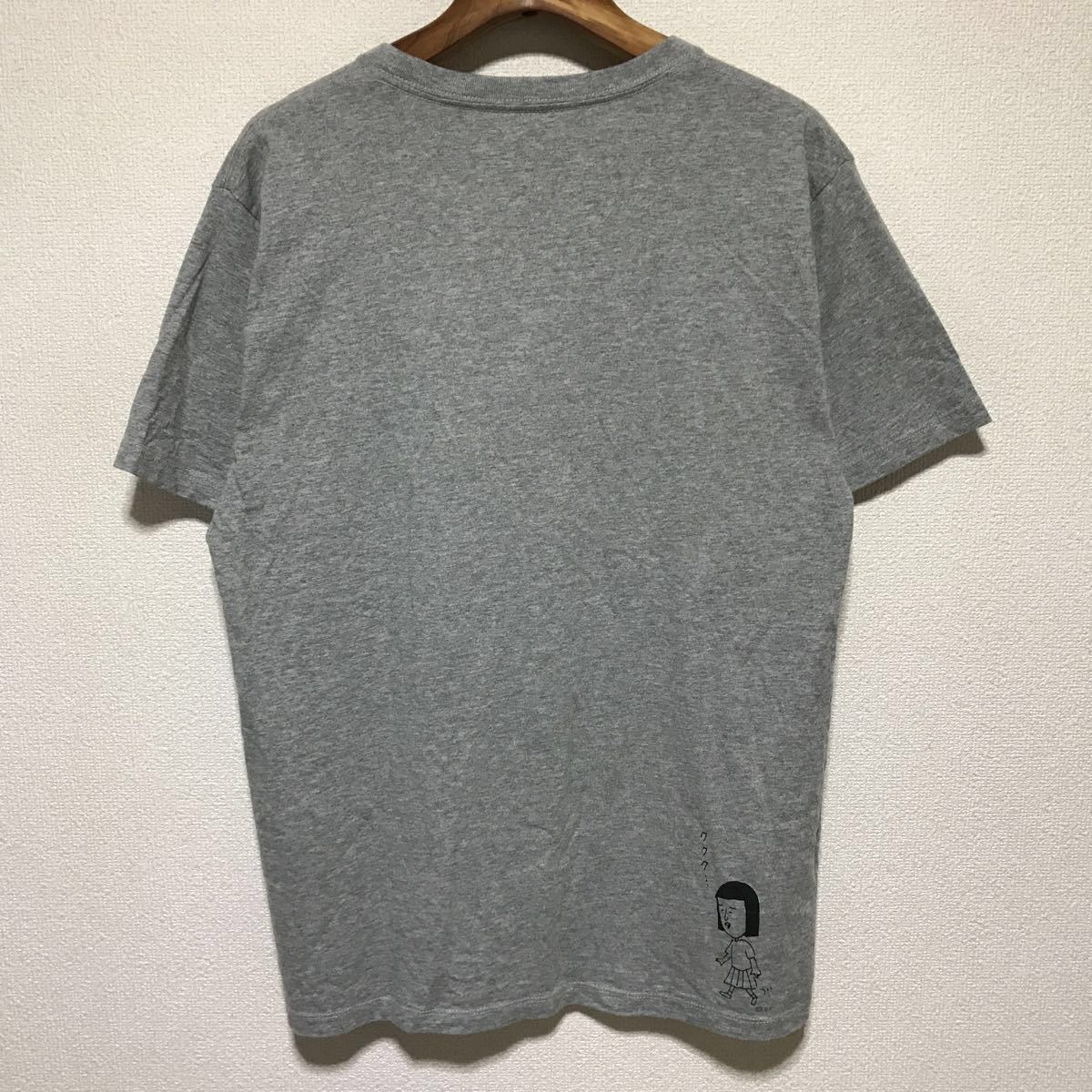 古着 Graniph グラニフ ちびまる子ちゃん 野口さん コラボレーションtシャツ 半袖 ヘザーグレー ブラック ユニセックス L ちびまる子ちゃん 売買されたオークション情報 Yahooの商品情報をアーカイブ公開 オークファン Aucfan Com