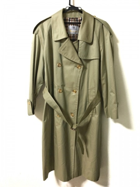 アクアスキュータム Aquascutum トレンチコート カーキ メンズ 長袖 春 秋 コート 男性用 売買されたオークション情報 Yahooの商品情報をアーカイブ公開 オークファン Aucfan Com