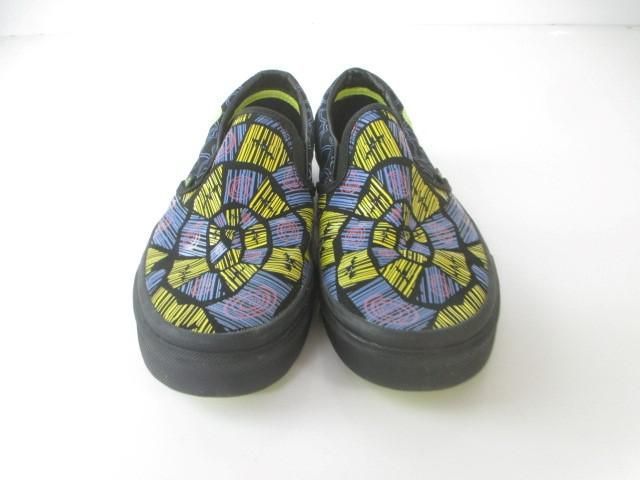 良品 バンズ Vans スリッポン シューズ ディズニー ナイトメア 24 5cm マルチカラー レディース 女性用 売買されたオークション情報 Yahooの商品情報をアーカイブ公開 オークファン Aucfan Com