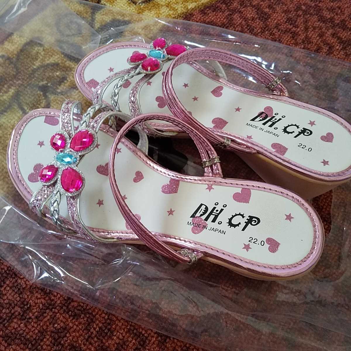 キラキラビーズの可愛いヒールサンダル女の子おしゃれミュールピンク22センチ靴シューズ水遊びに夏旅行女児女子小学生8歳9才メゾピアノ好き 18cm 売買されたオークション情報 Yahooの商品情報をアーカイブ公開 オークファン Aucfan Com