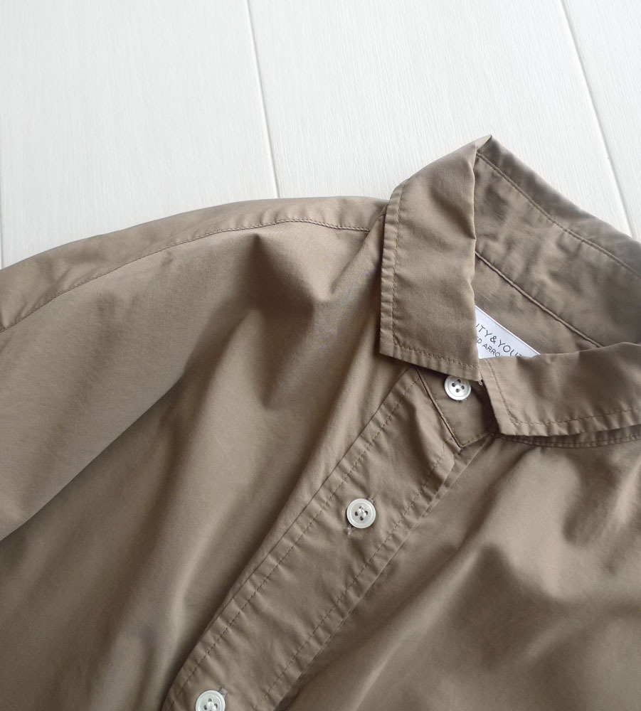 1 6万 B Y ユナイテッドアローズ ふんわりシャツワンピース ベージュ系 Beauty Youth United Arrows ビューティー ユース ロングワンピース ワンピース 売買されたオークション情報 Yahooの商品情報をアーカイブ公開 オークファン Aucfan Com