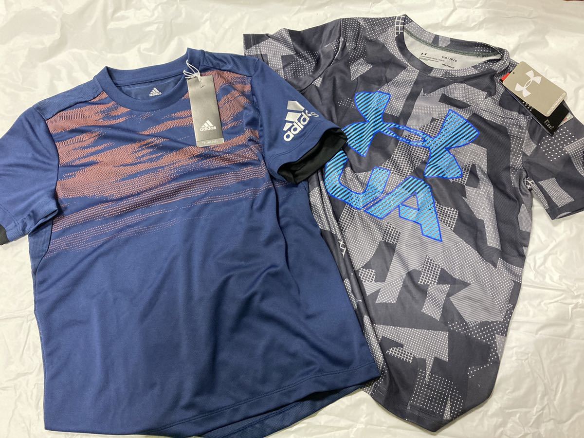 3f3281 半額以下 激安 こども服 半袖ｔシャツ150 2枚 Adidasアディダス Under Armourアンダーアーマー 150 145 154cm 売買されたオークション情報 Yahooの商品情報をアーカイブ公開 オークファン Aucfan Com