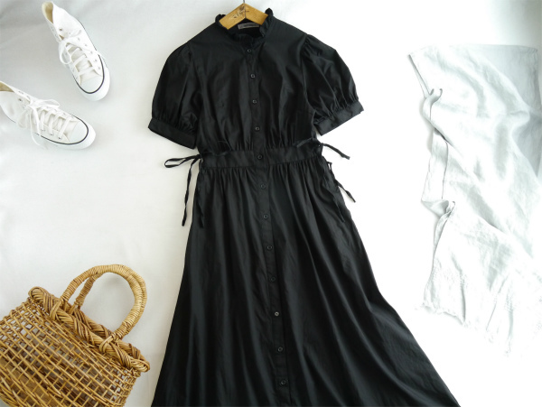 ナイスクラップ Nice Claup 大人をすっきり見せる服 夏のモノトーン ロング ワンピース 黒 ワンピース ロング 売買されたオークション情報 Yahooの商品情報をアーカイブ公開 オークファン Aucfan Com