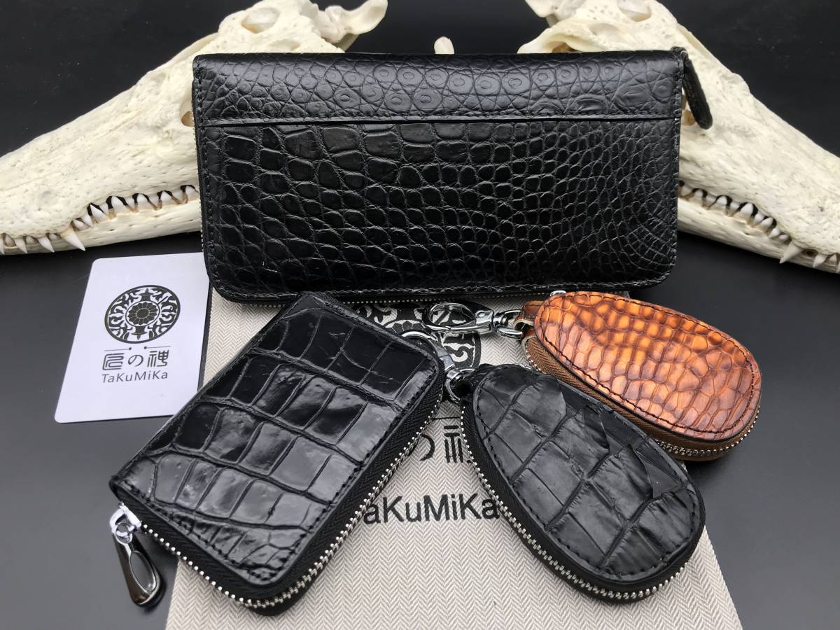 大感謝 限定 4点セット クロコダイル ワニ革 長財布 X 名刺入れ カードケース X キーケース メンズ 本物保証 実物写真 発送 長財布 小銭入れあり 売買されたオークション情報 Yahooの商品情報をアーカイブ公開 オークファン Aucfan Com