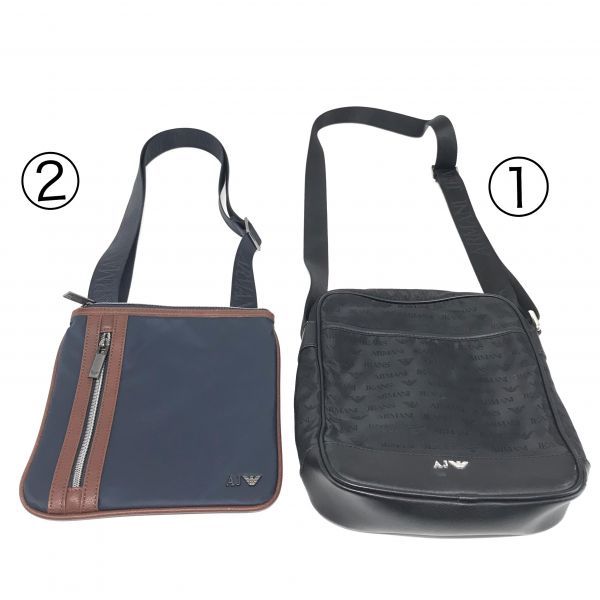8 Armani Jeans アルマーニジーンズ ショルダーバッグ 2個セット メンズ 本体のみ Bm 21 男性用 売買されたオークション情報 Yahooの商品情報をアーカイブ公開 オークファン Aucfan Com