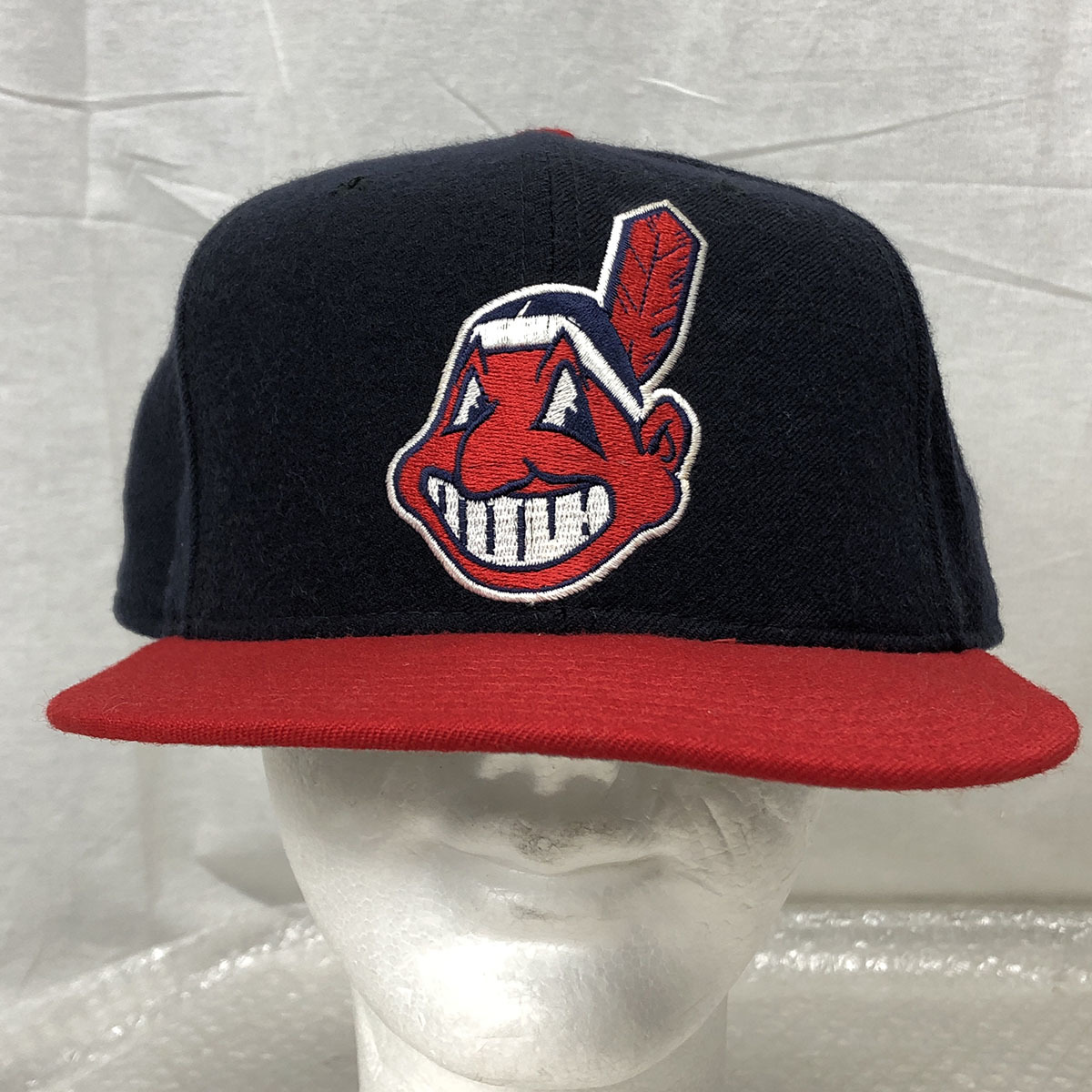 760c ニューエラ New Era クリーブランド インディアンス ベースボール キャップ サイズ 7 1 2 オーセンティック Usa製 野球帽 売買されたオークション情報 Yahooの商品情報をアーカイブ公開 オークファン Aucfan Com