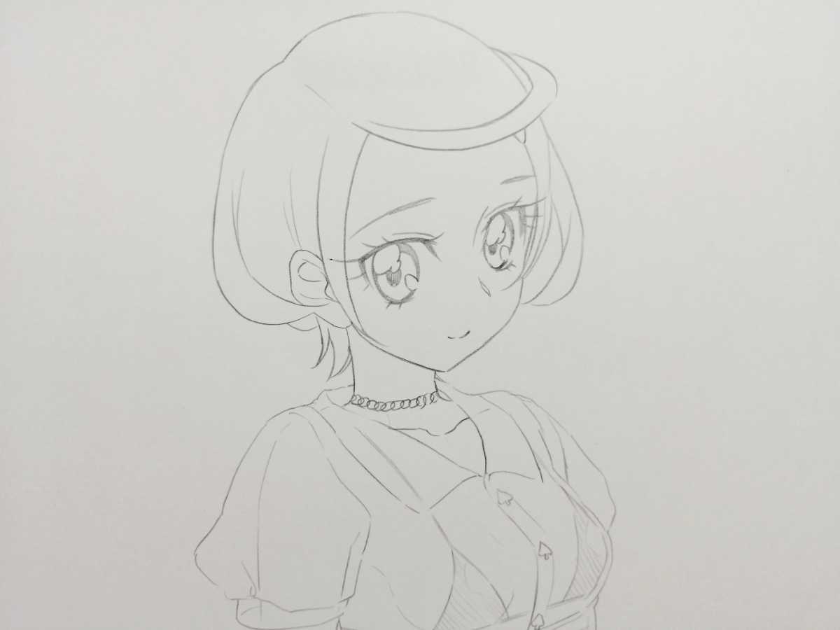 手描きイラスト 剣崎真琴 キュアソード ドキドキ プリキュア 水着 ラフ画 手描きイラスト 売買されたオークション情報 Yahooの商品情報をアーカイブ公開 オークファン Aucfan Com