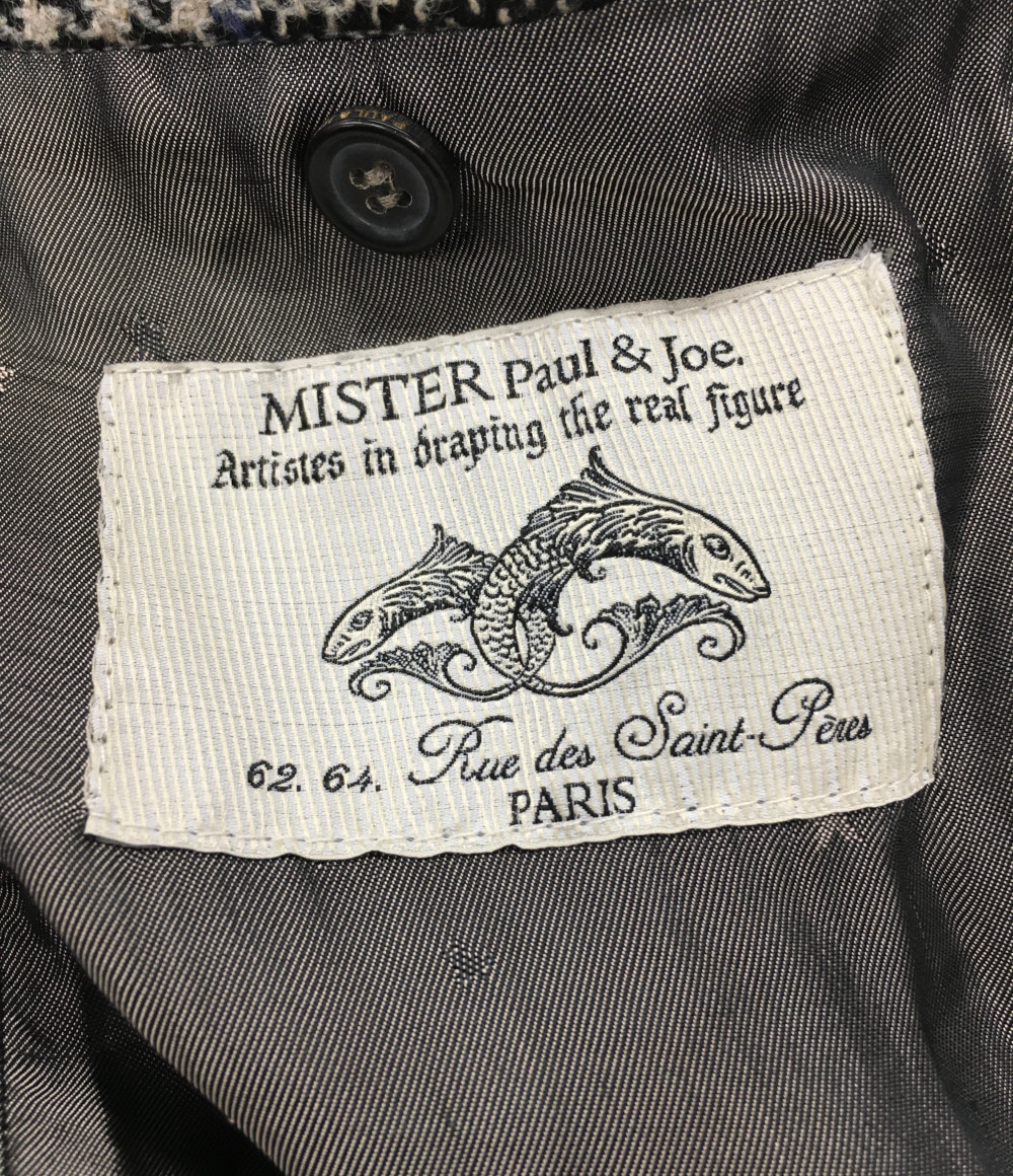 ミスターポールアンドジョー グレンチェック柄pコート メンズ Size S S Mister Paul Joe Sサイズ 売買されたオークション情報 Yahooの商品情報をアーカイブ公開 オークファン Aucfan Com