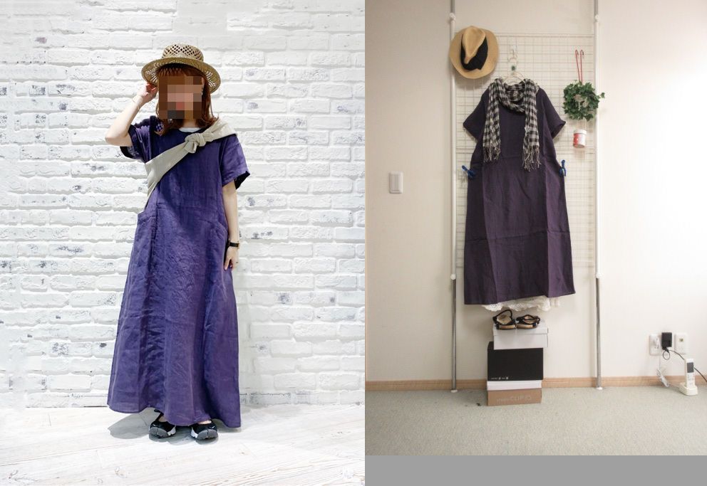 ｓｍ２ リネン100 ワンピース パープル 掲載 サマンサモスモス 秋コーデ 秋ワンピ ワンピース 売買されたオークション情報 Yahooの商品情報をアーカイブ公開 オークファン Aucfan Com