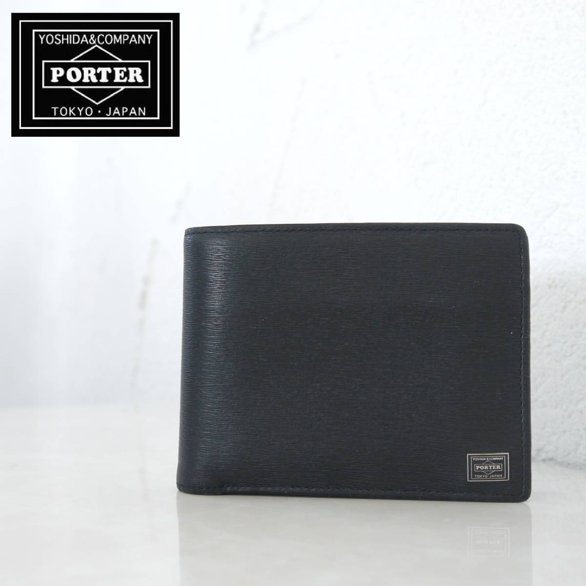 定価18 800円 Porter ポーター Current カレント メンズ 二つ折り 財布 ブラック カードケース 札入れ パスケース 財布 売買されたオークション情報 Yahooの商品情報をアーカイブ公開 オークファン Aucfan Com