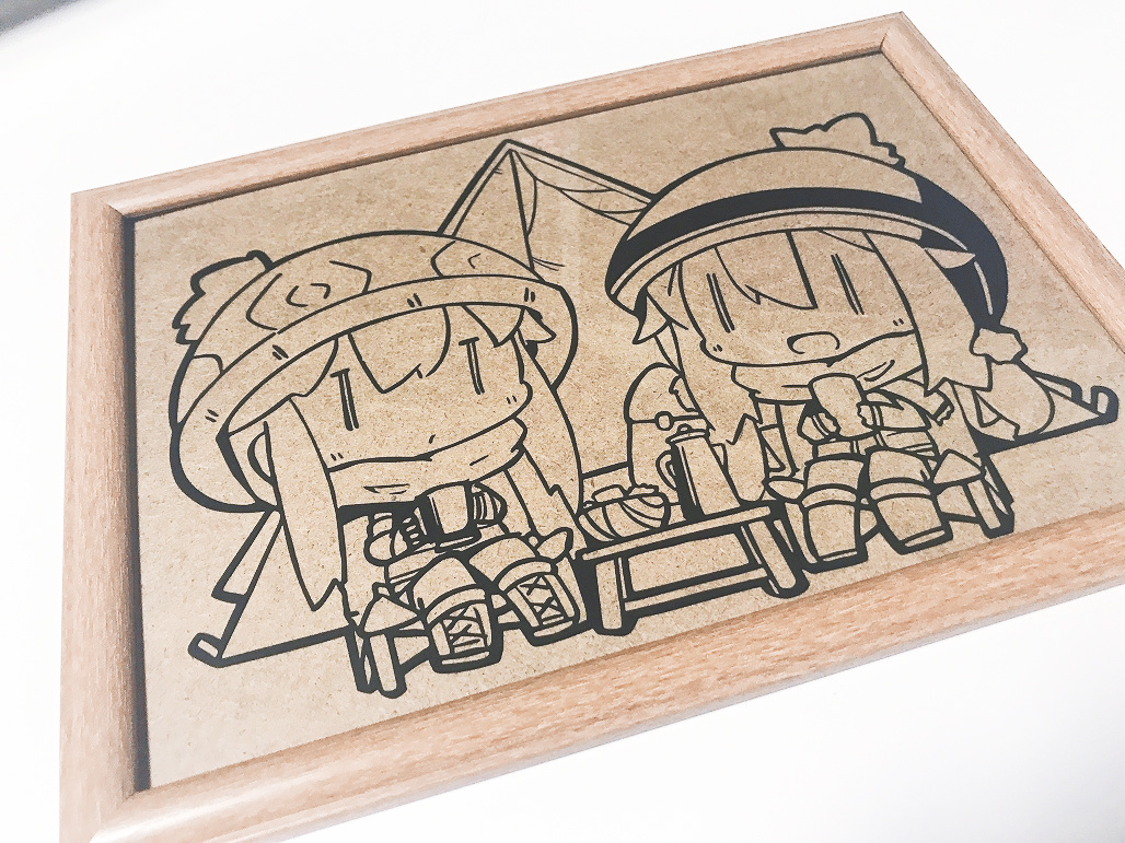 ゆるキャン 各務原な しこ 志摩リン Rin カッティング アート イラスト 手作り 色紙 サイズ 272ｘ242mm 手描きイラスト 売買されたオークション情報 Yahooの商品情報をアーカイブ公開 オークファン Aucfan Com