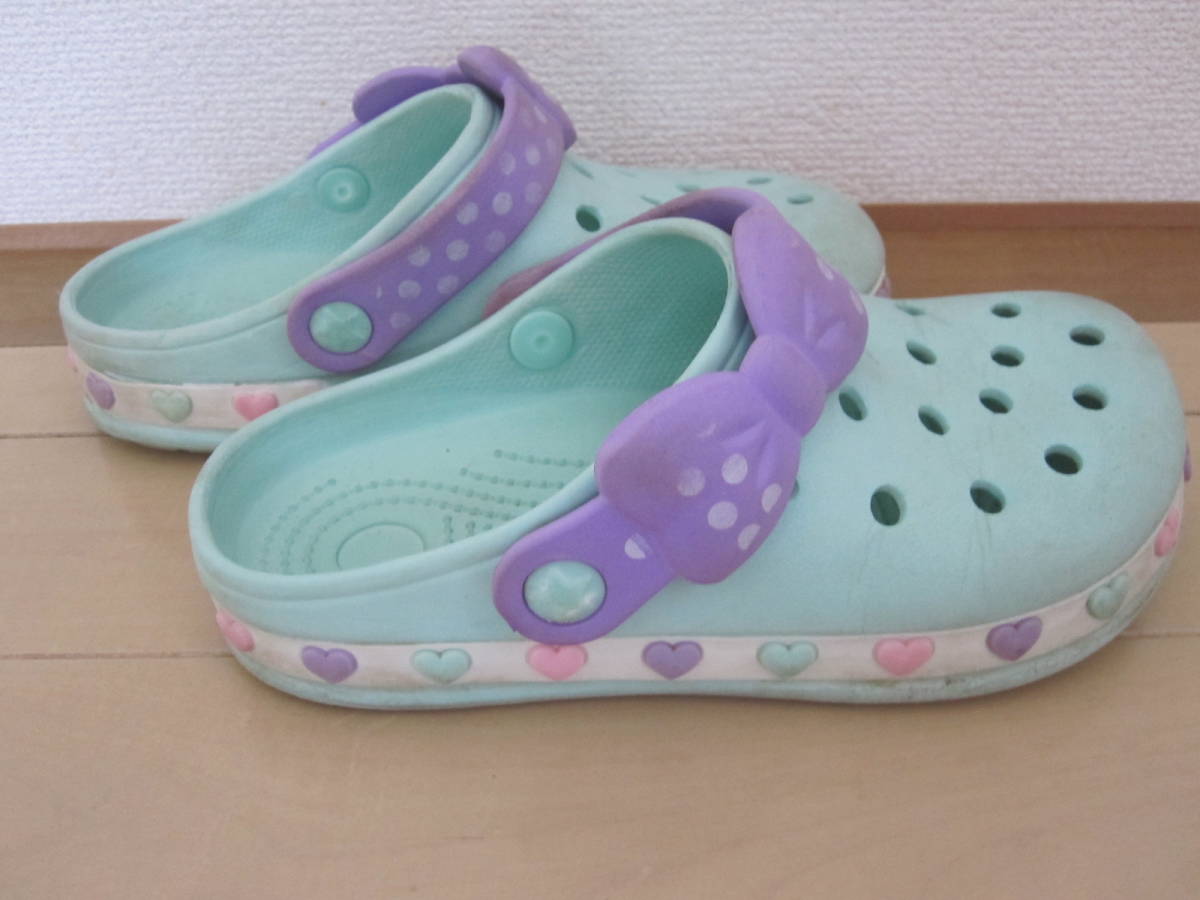 クロックス風 サンダル cm 女の子 可愛い ハート柄 cm 売買されたオークション情報 Yahooの商品情報をアーカイブ公開 オークファン Aucfan Com