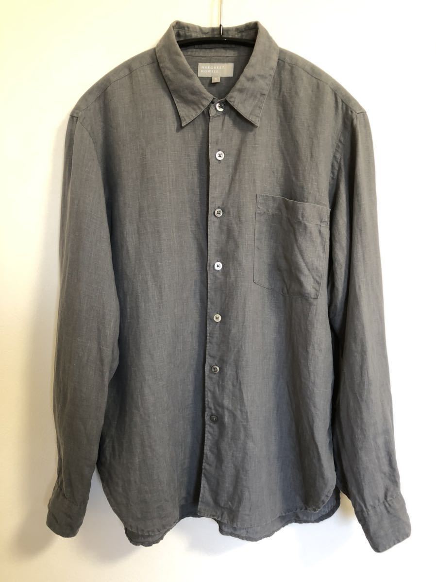 Margaret Howell マーガレット ハウエル Shirting Linen リネン シャツ メンズ S 男性用 売買されたオークション情報 Yahooの商品情報をアーカイブ公開 オークファン Aucfan Com