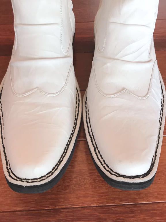 Boycott ボイコット メンズ ブーツ 白ホワイト Size70 27cm28cm 27 5cm 売買されたオークション情報 Yahooの商品情報をアーカイブ公開 オークファン Aucfan Com