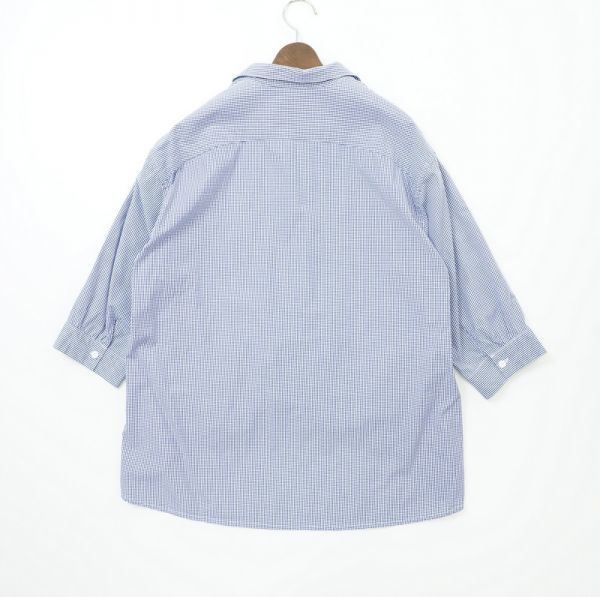 Tb3356 Le Tiroir De Dressterior ル ティロワ ドゥ ドレステリア ギンガムチェック柄 タックデザイン 七分袖 スキッパーシャツ 青 白 L トップス 売買されたオークション情報 Yahooの商品情報をアーカイブ公開 オークファン Aucfan Com