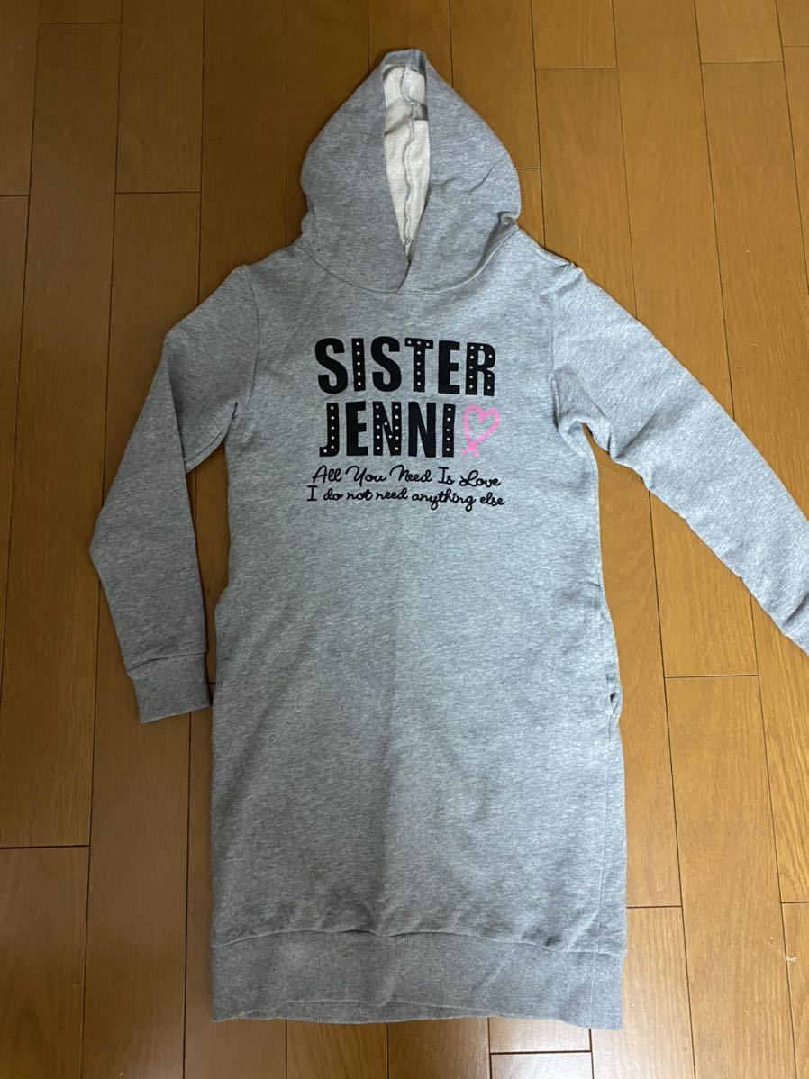 Sister Jenni シスタージェニィ ワンピース サイズ160 パーカー スウェット ワンピース 売買されたオークション情報 Yahooの商品情報をアーカイブ公開 オークファン Aucfan Com