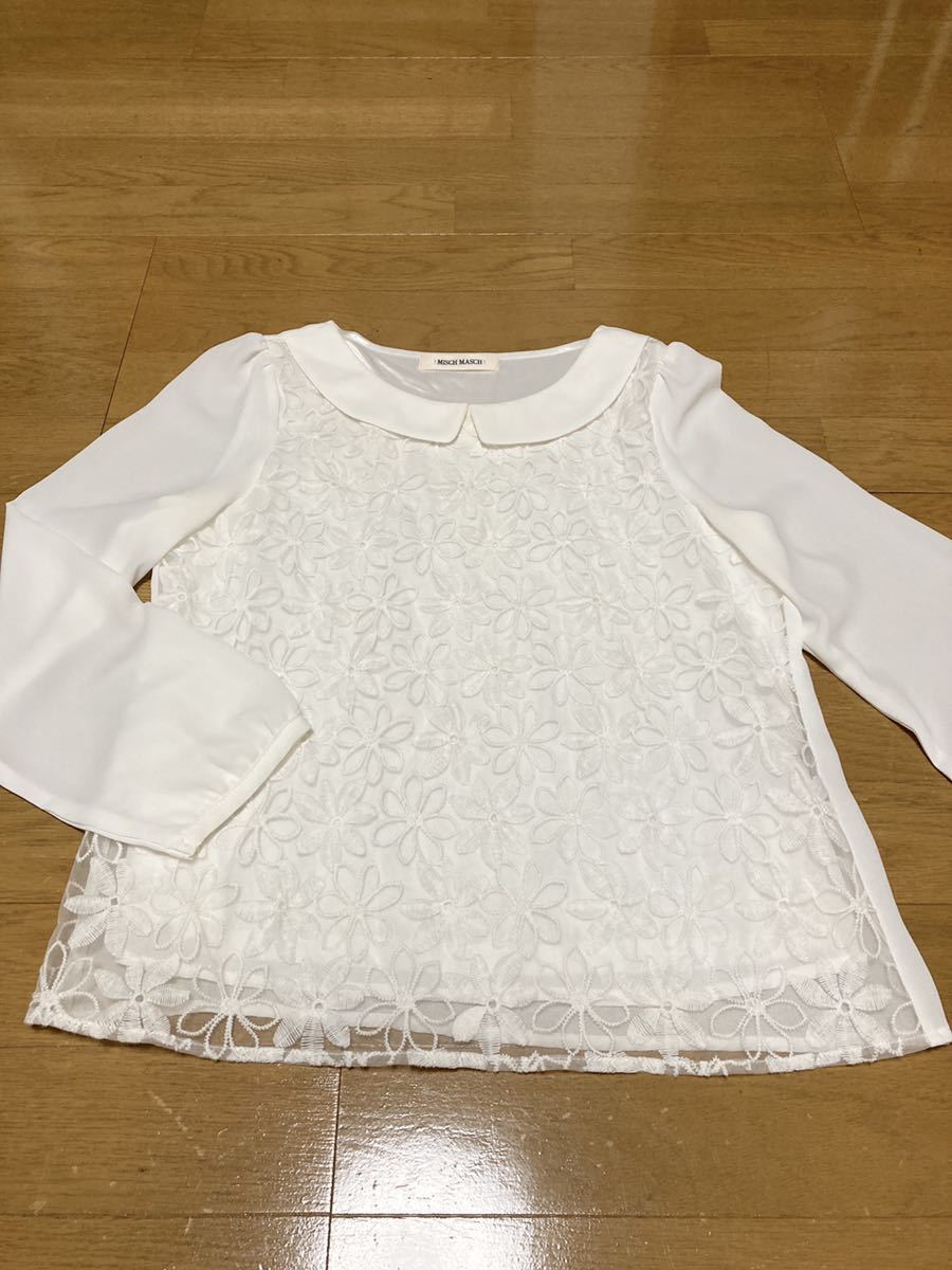 最終出品 ミッシュマッシュ ブラウス 白 花柄 長袖シャツ 売買されたオークション情報 Yahooの商品情報をアーカイブ公開 オークファン Aucfan Com
