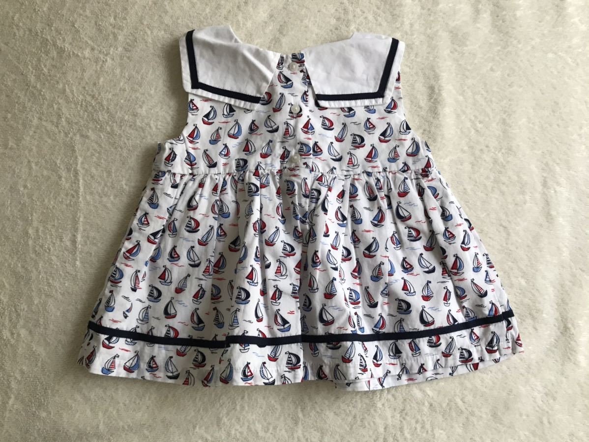 インポート子供服 数回着用のみ ジンボリー Gymboree 18m 24m 90 セーラー ワンピース ヨット柄 ワンピース 売買されたオークション情報 Yahooの商品情報をアーカイブ公開 オークファン Aucfan Com