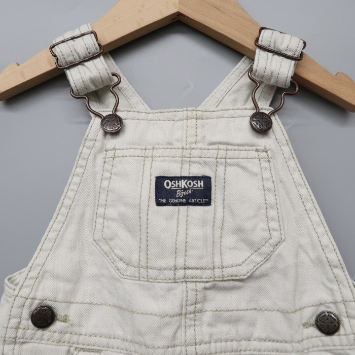 J 子供服 1歳 12m 12ヶ月 古着 ビンテージ オシュコシュ Oshkosh ホワイト デニム オーバーオール サロペット キッズ Kids ベビー 70 74cm 以下 売買されたオークション情報 Yahooの商品情報をアーカイブ公開 オークファン Aucfan Com