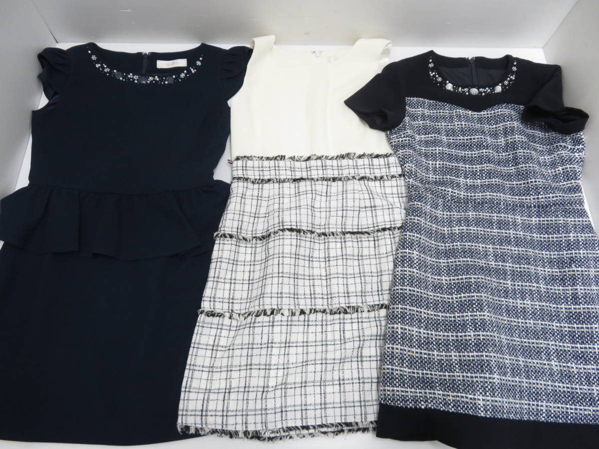 Lf70 Michell Macaron ミシェル マカロン ワンピース 9点 まとめ売り S ツイード ニット ビジュー 半袖 長袖 レディース Sサイズ 売買されたオークション情報 Yahooの商品情報をアーカイブ公開 オークファン Aucfan Com