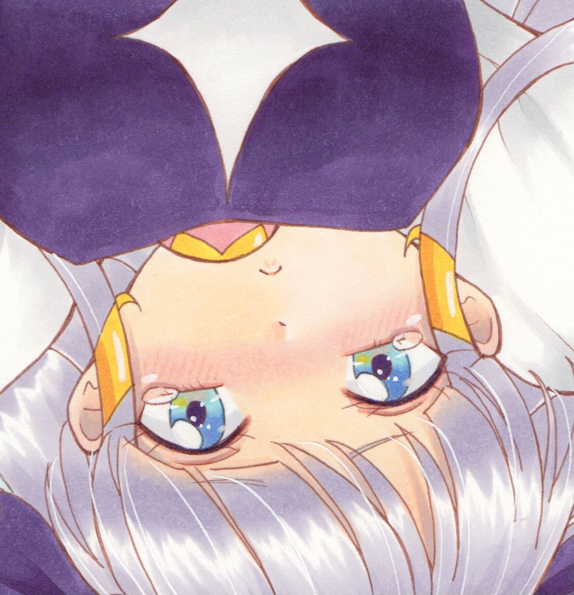 同人手描きイラスト スタートゥインクルプリキュア キュアセレーネ 香久矢まどか ラフ付き 手描きイラスト 売買されたオークション情報 Yahooの商品情報をアーカイブ公開 オークファン Aucfan Com