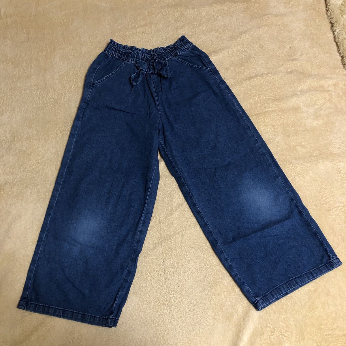 ガウチョ パンツ 子供服 女の子 小学生 160 デニム ガウチョパンツ ボトムス ズボン 160 155cm 以上 売買されたオークション情報 Yahooの商品情報をアーカイブ公開 オークファン Aucfan Com