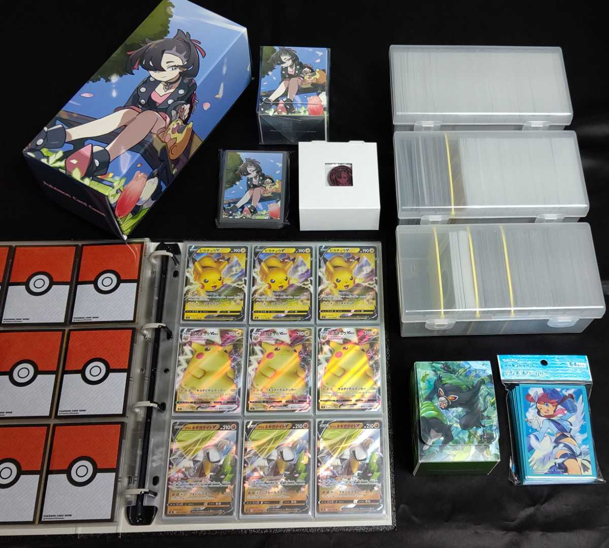 ポケモンカード まとめ売り 1000枚以上 引退 デッキ デッキシールド マリィ ジムセット 仰天のボルテッカー 伝説の鼓動 ピカチュウvmax セット まとめ売り 売買されたオークション情報 Yahooの商品情報をアーカイブ公開 オークファン Aucfan Com