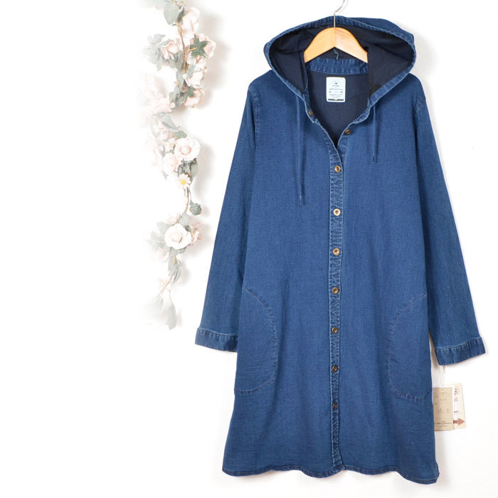 3l 大きいサイズ 秋冬 デニムコート モッズコート ストレッチ パーカー フード レディース カジュアル ポケット付き ネイビー Xlサイズ以上 売買されたオークション情報 Yahooの商品情報をアーカイブ公開 オークファン Aucfan Com