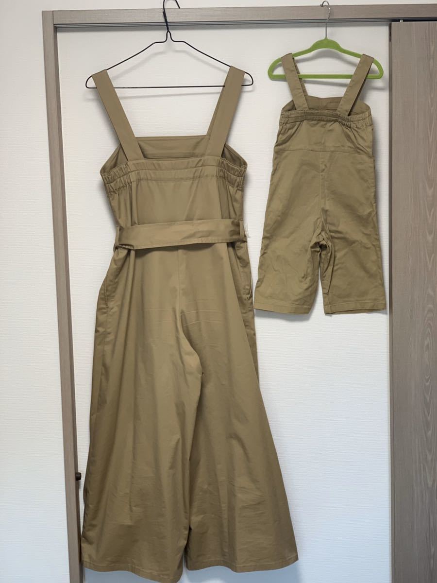 親子コーデ おそろい 親子リンク プティマイン Petit Main Gu Gu サロペット チノ パンツ オールインワン ベージュ サイズs 90 90 85 94cm 売買されたオークション情報 Yahooの商品情報をアーカイブ公開 オークファン Aucfan Com