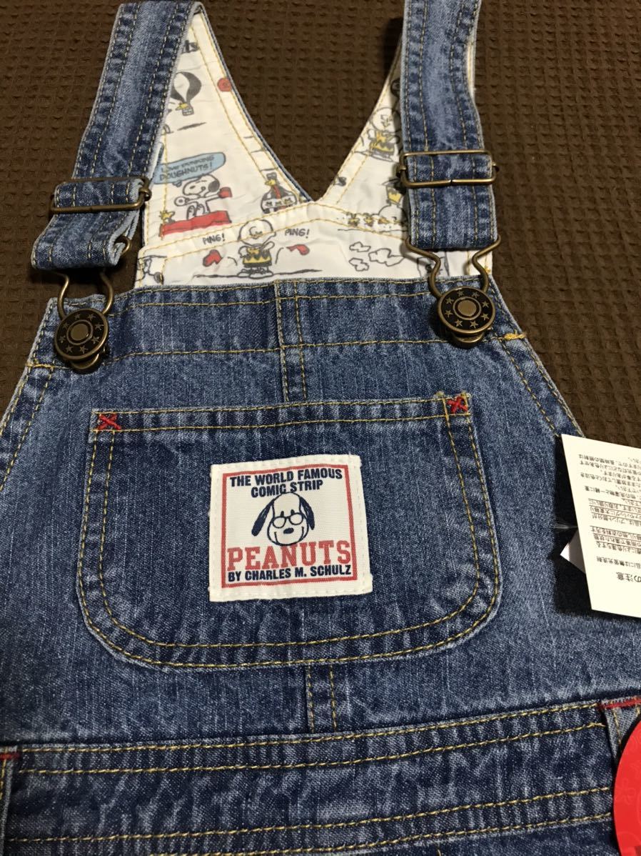 スヌーピーデニムジャンパースカート 110 110 105 114cm 売買されたオークション情報 Yahooの商品情報をアーカイブ公開 オークファン Aucfan Com