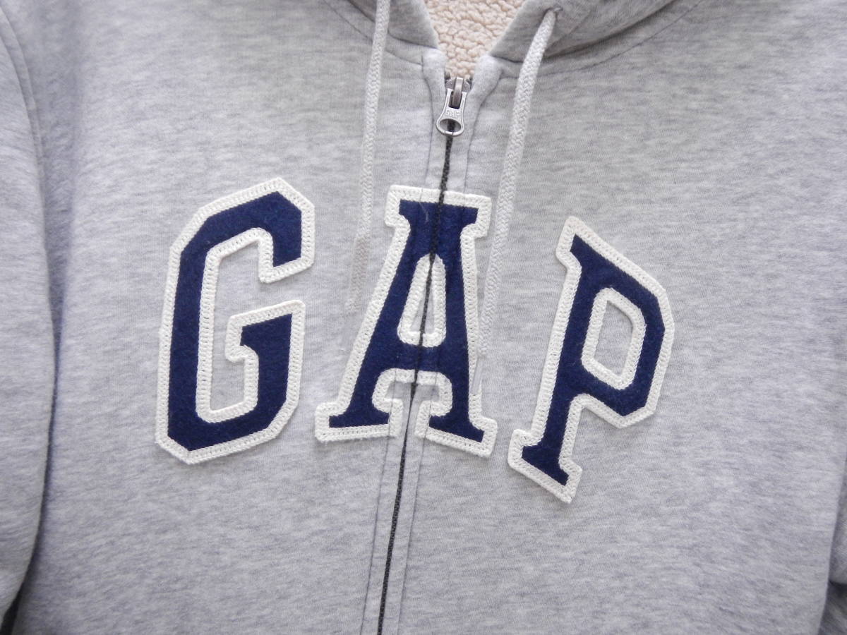 Gap ギャップ ロゴ刺繍 フード付 裏起毛 裏ボア フルジップ パーカー メンズ S パーカ 売買されたオークション情報 Yahooの商品情報をアーカイブ公開 オークファン Aucfan Com