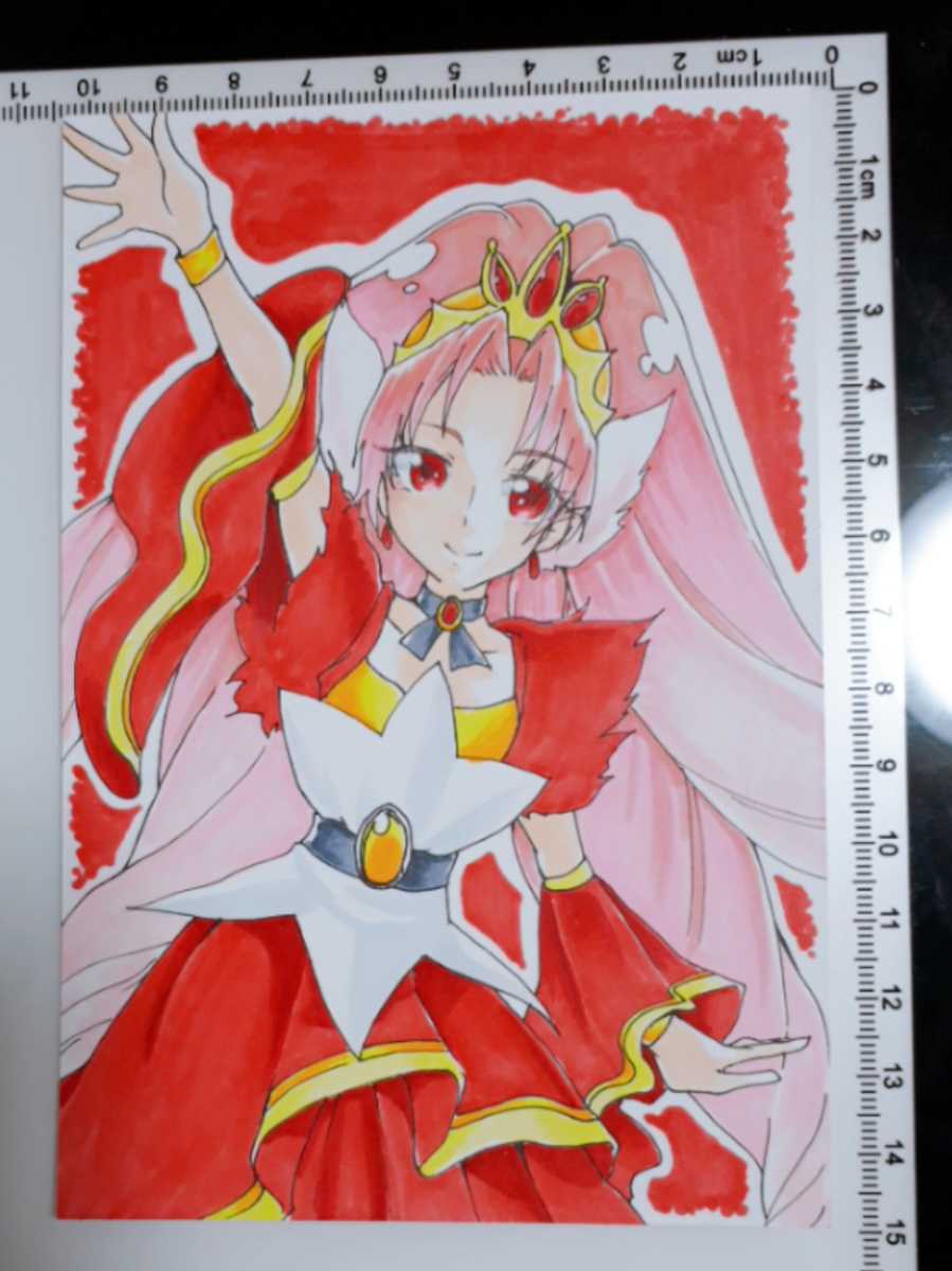 はがきサイズ 手書きイラスト プリンセスプリキュア キュアスカーレット ファンアート 手描きイラスト ハガキ ポストカード 葉書 手描きイラスト 売買されたオークション情報 Yahooの商品情報をアーカイブ公開 オークファン Aucfan Com