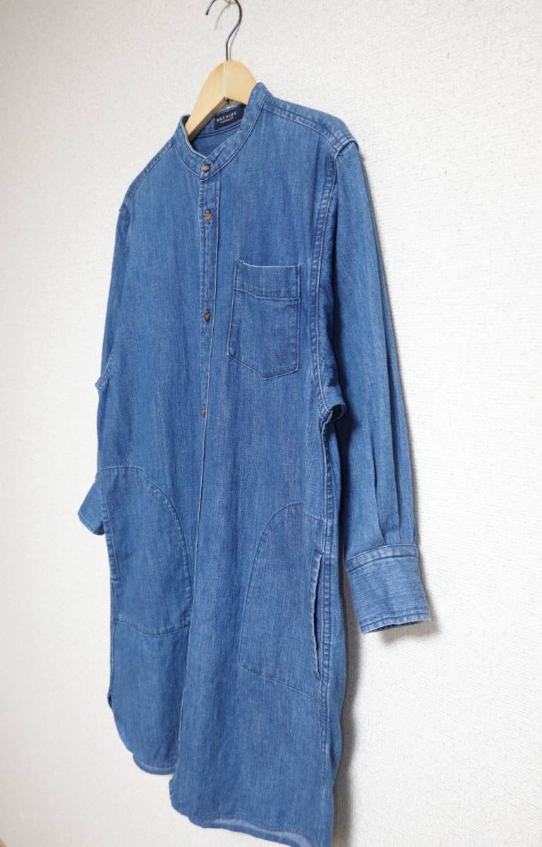 送料5円 18aw裾上げ済 マカフィーmacpheeコットンデニム スタンドネックシャツワンピース円 バンドカラー トゥモローランド ワンピース 売買されたオークション情報 Yahooの商品情報をアーカイブ公開 オークファン Aucfan Com