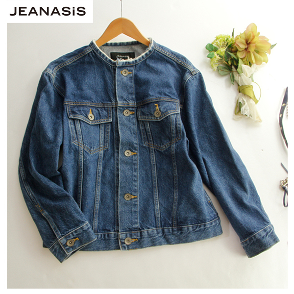 ジーナシス Jeanasis 大人可愛い ノーカラデニムジャケット Gジャン フリーサイズ ジャケット 上着 売買されたオークション情報 Yahooの商品情報をアーカイブ公開 オークファン Aucfan Com