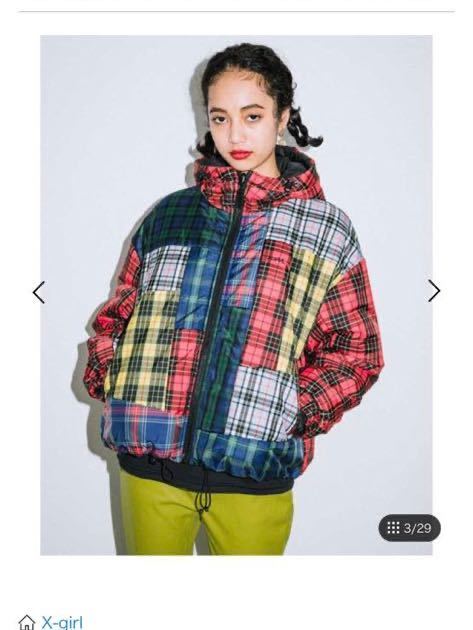 定価円 タグ付 エックスガールダウンジャケット リバーシブル X Girl ジャンパー ブルゾン 売買されたオークション情報 Yahooの商品情報をアーカイブ公開 オークファン Aucfan Com