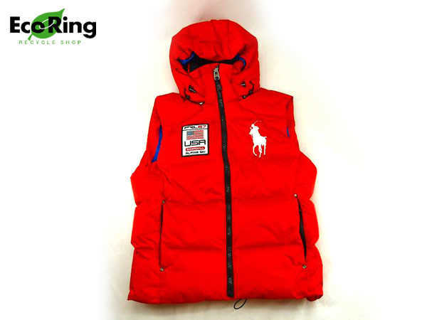 1円 ポロラルフローレン メンズ ダウン ベスト トップス S レッド ブルー Av791 その他 売買されたオークション情報 Yahooの商品情報をアーカイブ公開 オークファン Aucfan Com